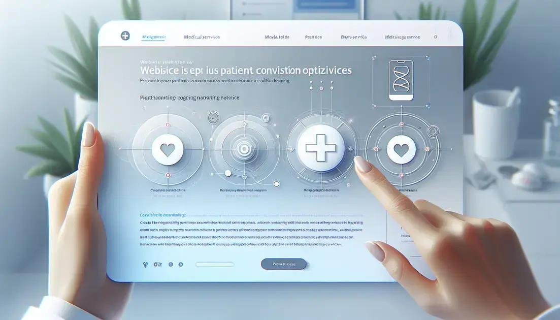 Otimização de Páginas para Conversão de Pacientes